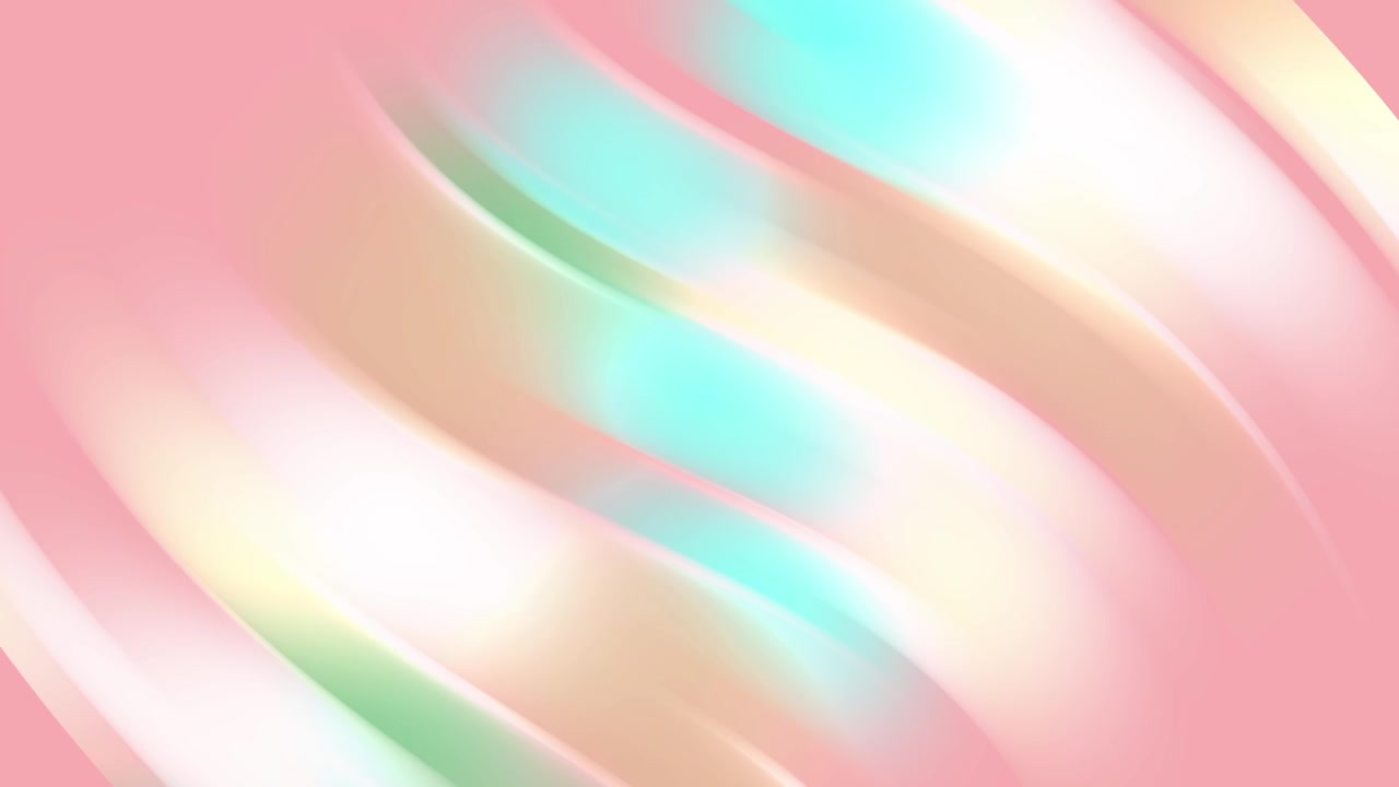 Animated Abstract Background with Soft Pastel Flowing Lines