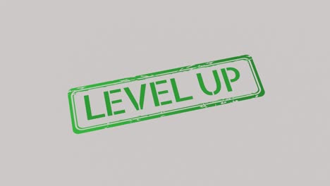 level up stamp