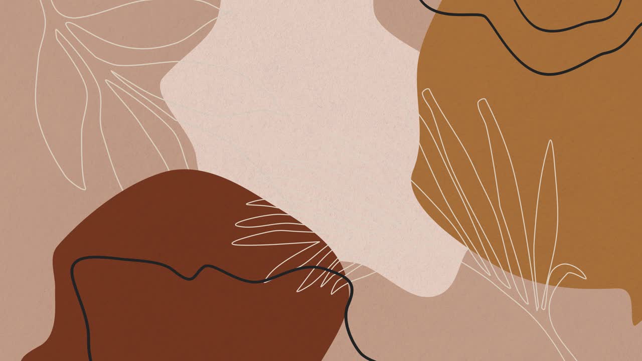 Abstract Animation Floral Background