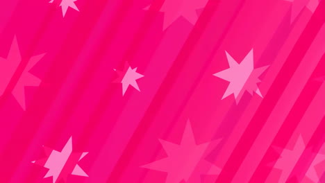abstract pink background with stars and stripes