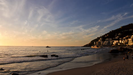Sunset at Camps Bay Beach, Cape Town