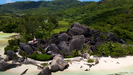 seychelles la digue rocks aerial drone39.mp4