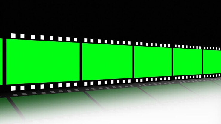 striscia di pellicola in movimento