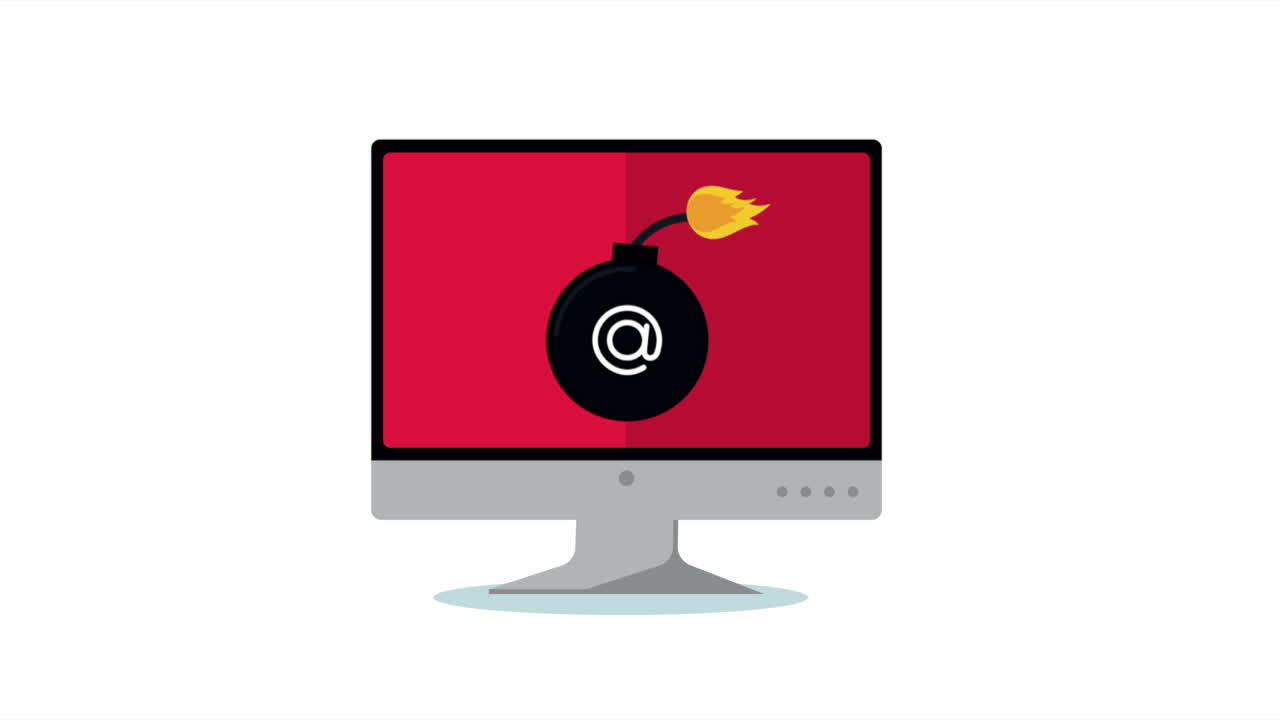 bomba en la seguridad cibernética de escritorio