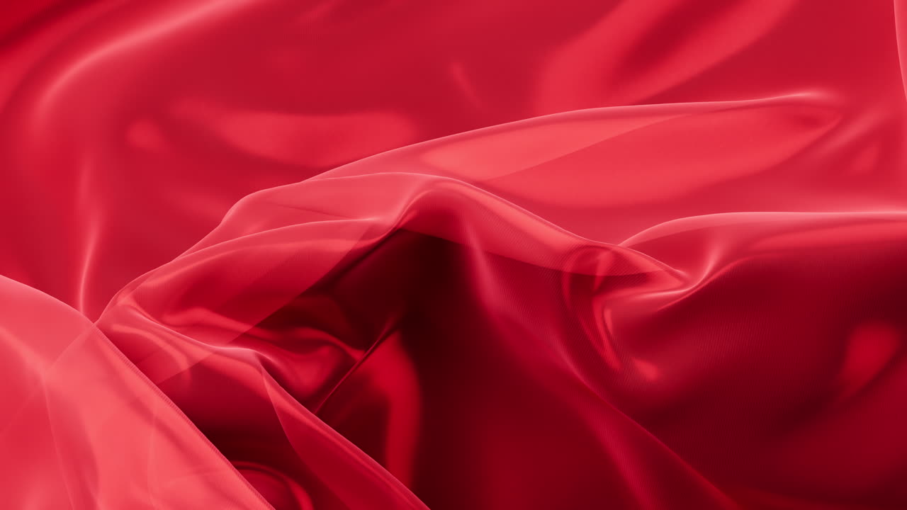 Smooth wave cloth background, 3d rendering.