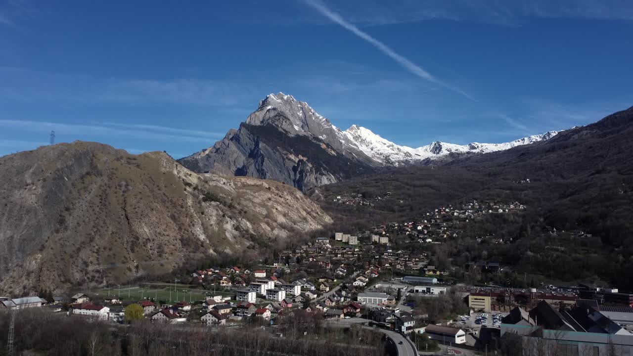Mountain Town Landscape