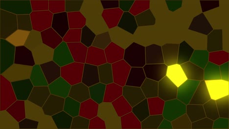 bucle de fondo de mosaico colorido dinámico