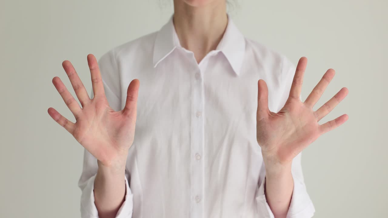 Hands and Gestures of a Woman