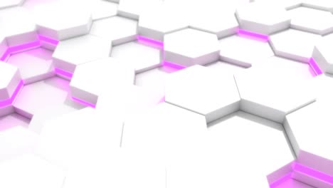 4k abstract tech cuadrícula de panal de miel.