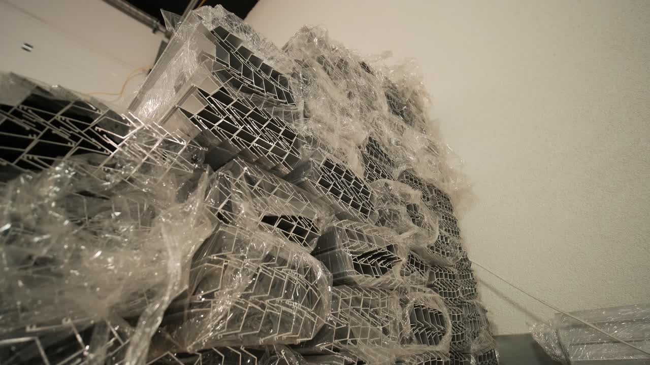 산업 및 건설용 금속 구조물의 강철 창고