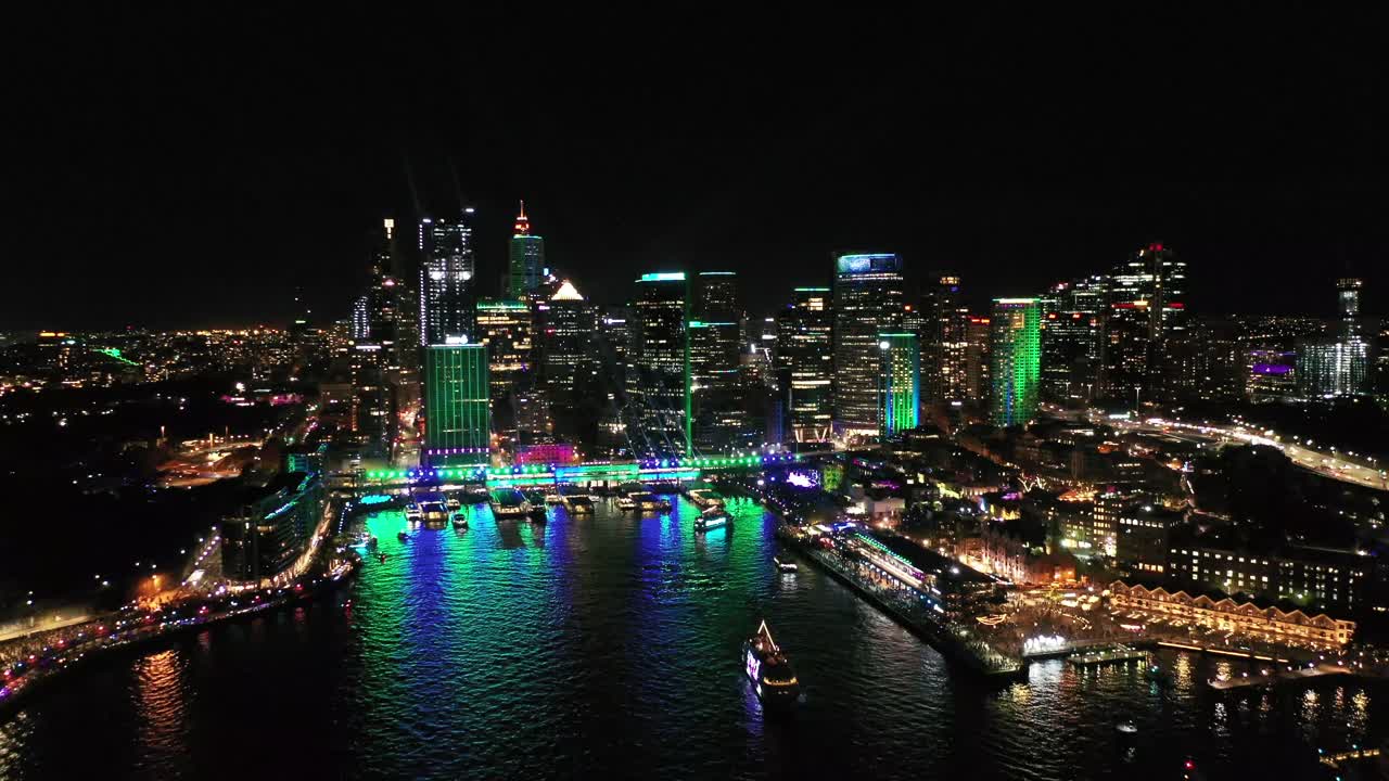 mavicpro2와 함께하는 시드니 비비드 라이트 페스티벌