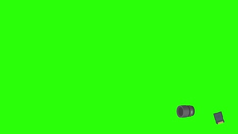 aparatos de fotografía animación, en pantalla verde tecla de croma, elementos de fuente gráfica