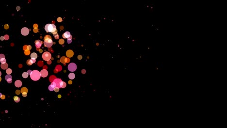 muchas bolas coloridas en movimiento. fondo de vacaciones
