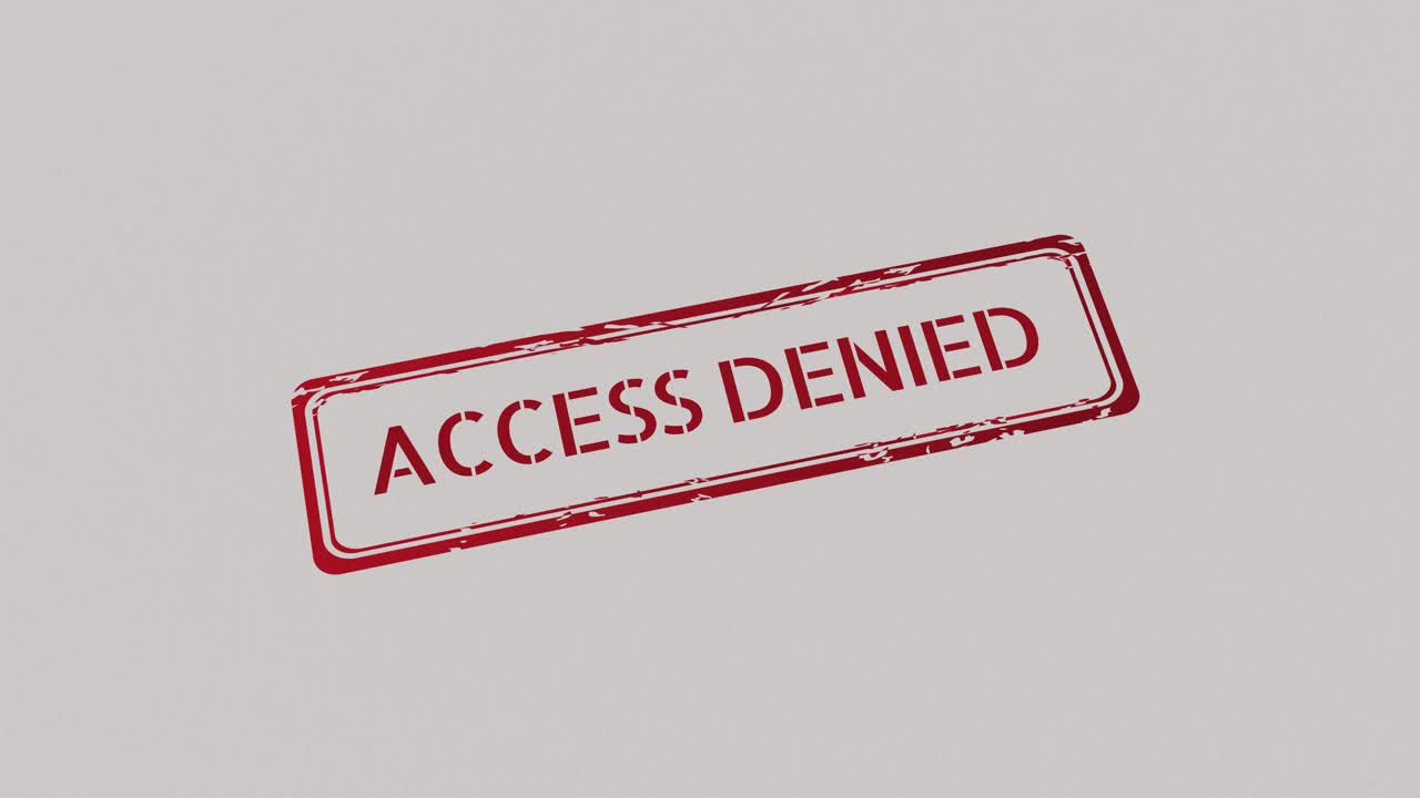 접근 거부 스프