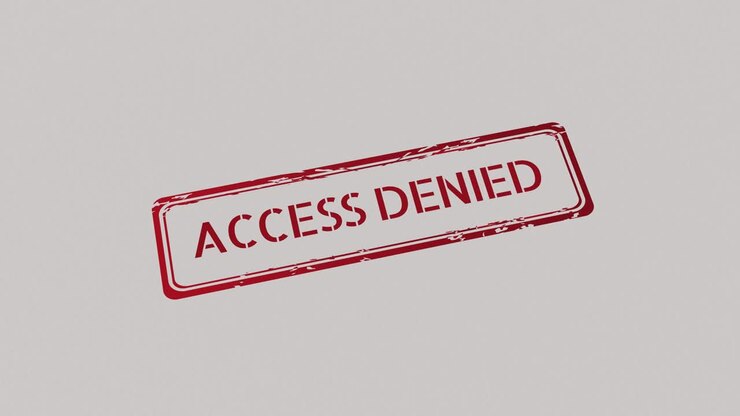ACCESS DENIED Stamp
