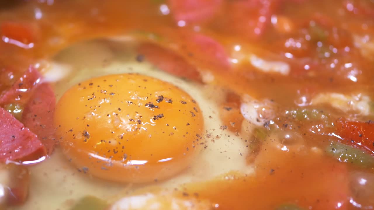 Shakshuka with Egg and Tomato Sauce