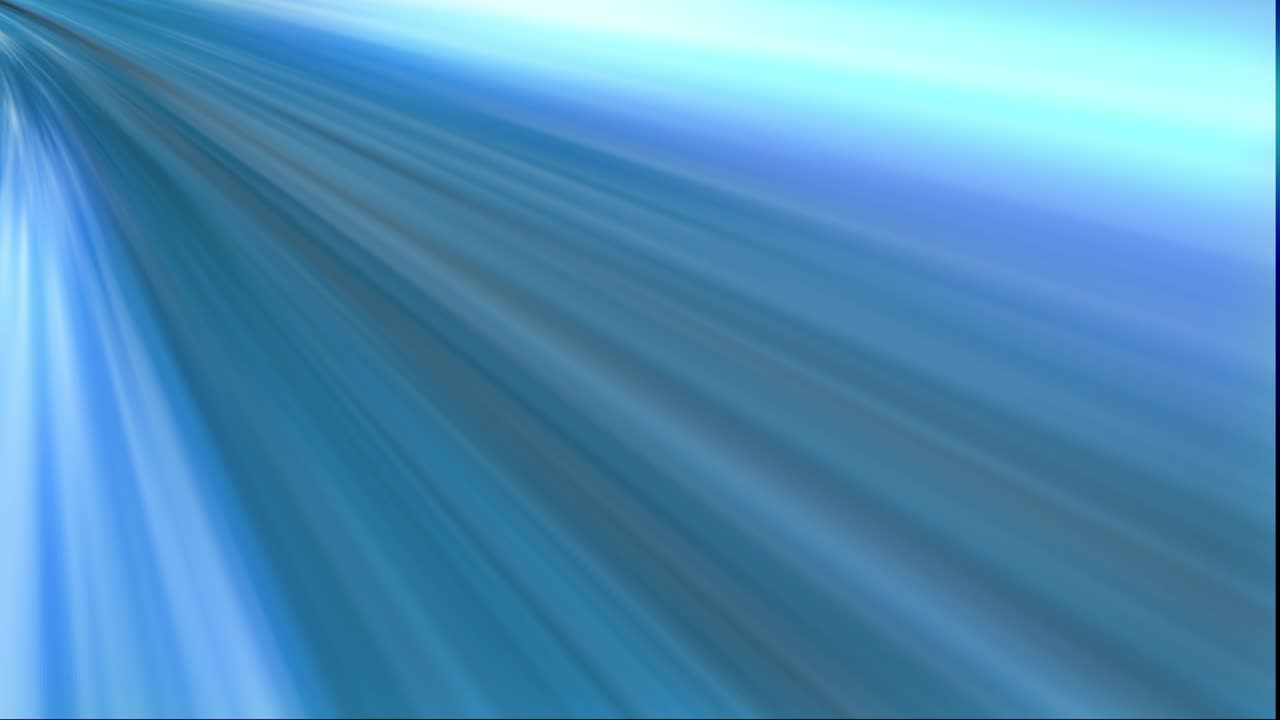 Loop di movimento ad alta velocità con luce neon blu incandescente. Flusso futuristico blu. Flusso di comunicazione dati digitale ad alta velocità. Sfondo astratto creativo con raggi e luce. Concetto di texture di trasferimento