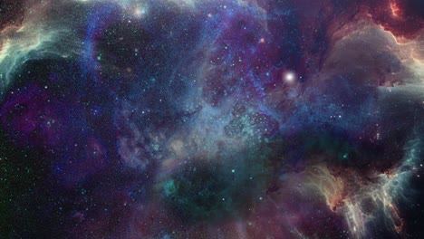 nebulosa 4k y fondo estelar