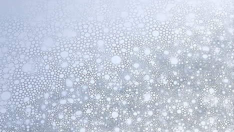 Abstract Pattern of Multiple Small Bubbles