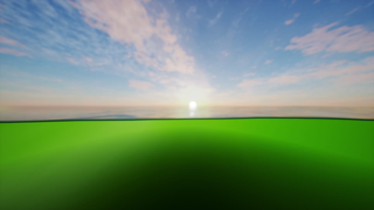 해가 지는 바다를 바라보는 멋진 풍경