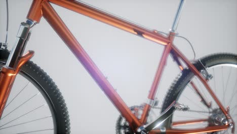 mountain sport bike in studio
