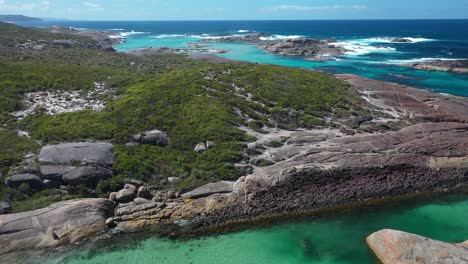 Piscina-De-Greens,-Rocas-Elefante,-Dinamarca,-Australia