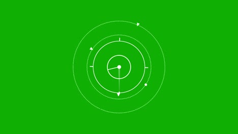 procesamiento de gráficos de movimiento digitales con fondo de pantalla verde