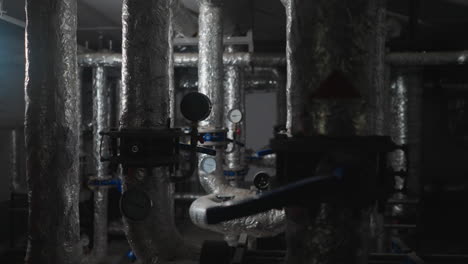 Pipes-covered-with-thermal-insulation-to-retard-heat-flow