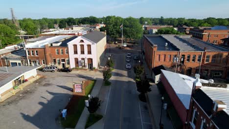 Downtown-Abbeville-SC,-Abbeville-South-Carolina-Aerial