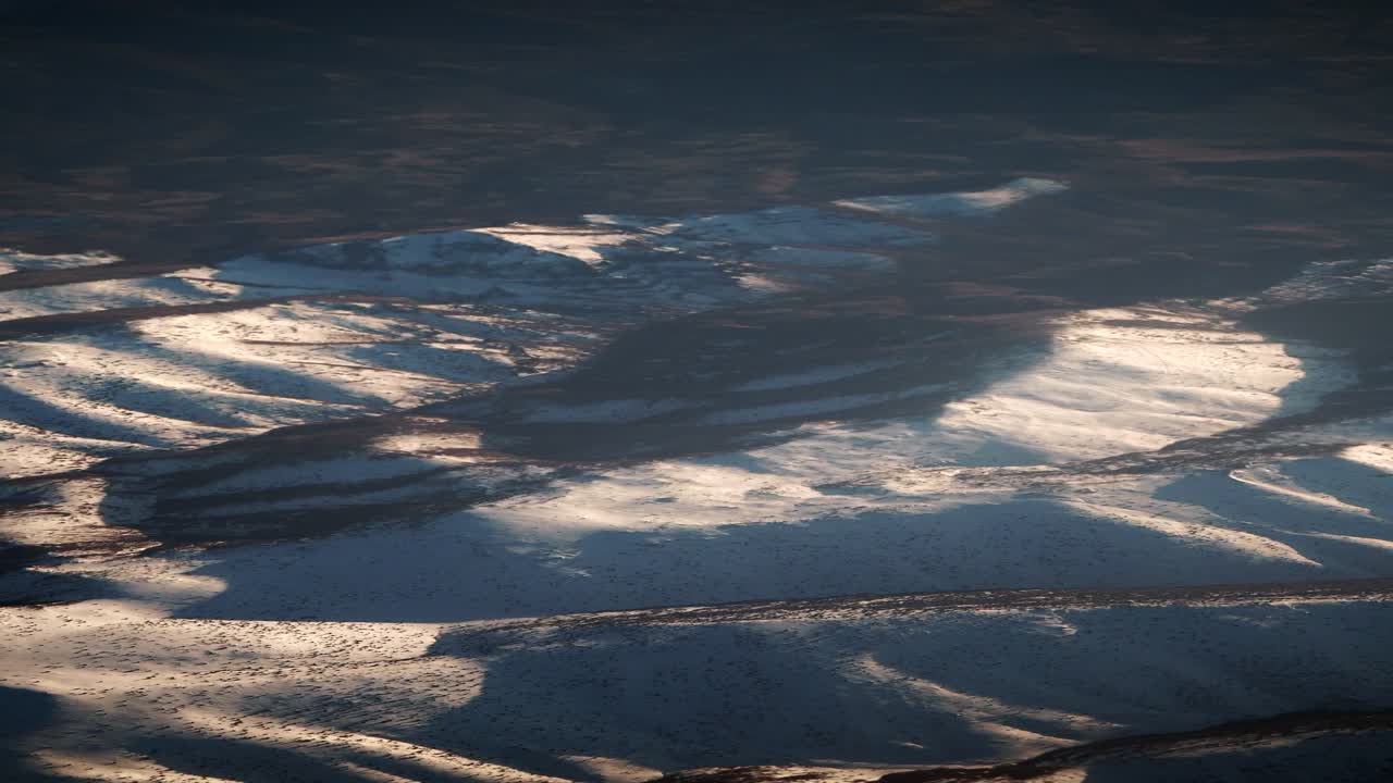 눈 인 산꼭대기