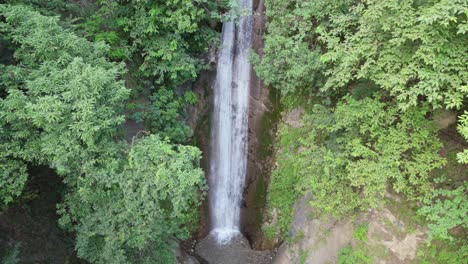 drone footage of jannat waterfall ayubia in stunning 4k