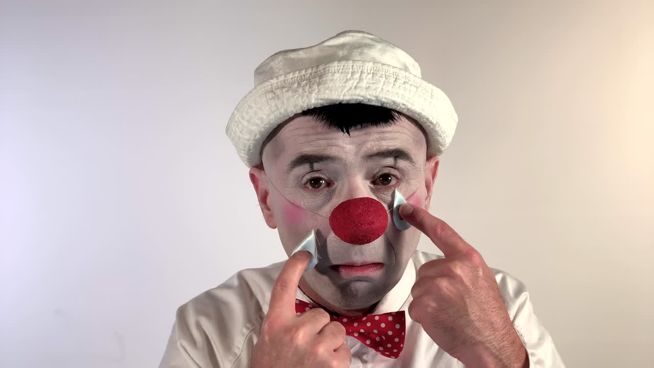 payaso emoji - cara llorando