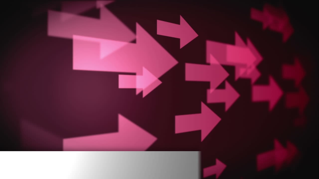 animación de flechas que se mueven sobre el globo y texto de noticias