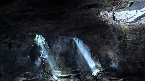 exploring the mysterious depths of a hidden cave