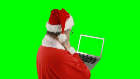 Weihnachtsmann-Mit-Laptop