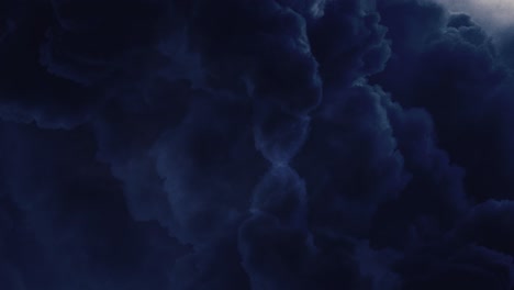 punto de vista cúmulos oscuros y tormentas eléctricas