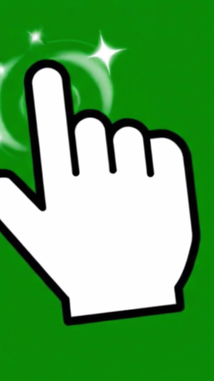 A Hand Gesture Illustrating Interaction with Digital Content, Emphasizing Engagement and User Experience in a Vibrant Green Environment