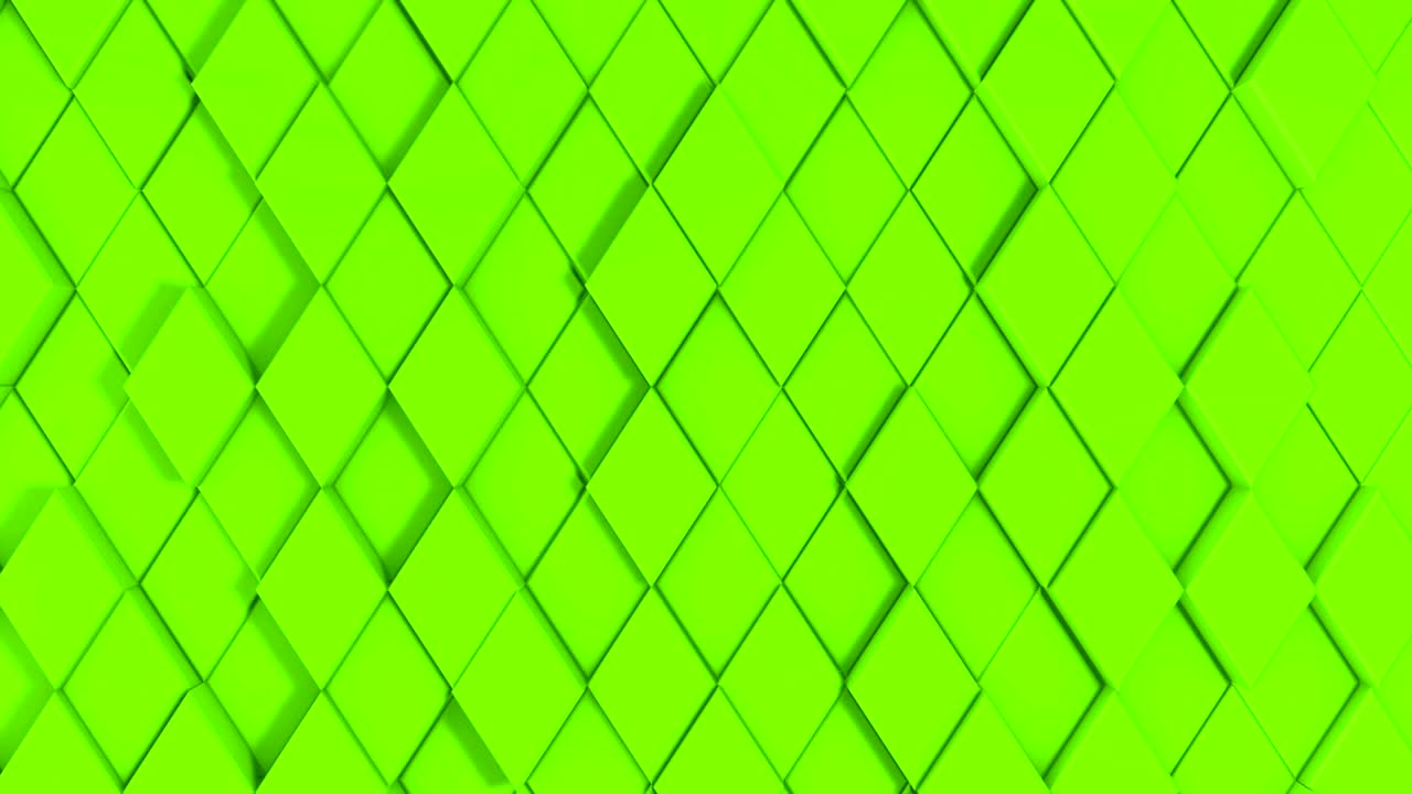 animación de fondo en 3d de rombos de piedra elegantes. en bucle