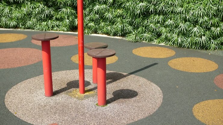 Outdoor Exercise Station in a Park