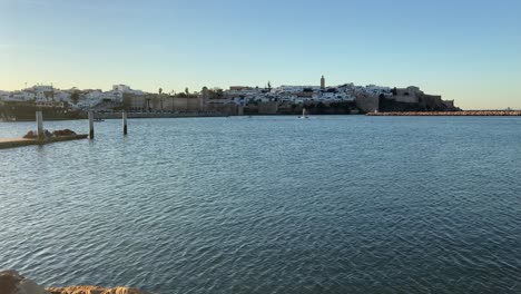 Jet-skis-having-fun-in-Rabat-bay-at-sunset