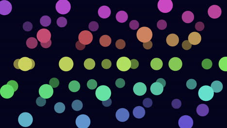 colorful dot pattern on black background