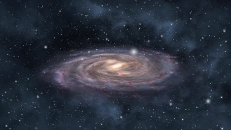 a galaxy in the universe that moves between the stars