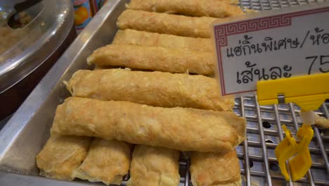 asian dried bean milk cream roll cake recipe at street food market for sale