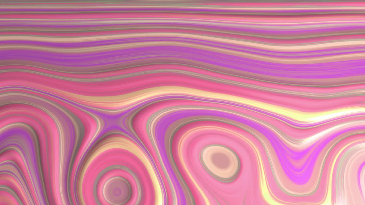 분홍색 액체 배경 위에 거대한 판매 텍스트의 애니메이션