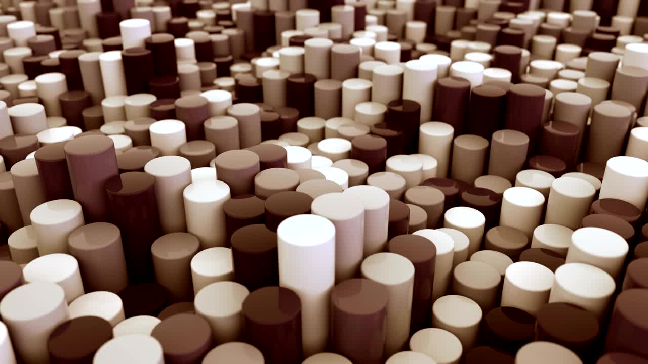 4 тысяч абстрактных цилиндров.