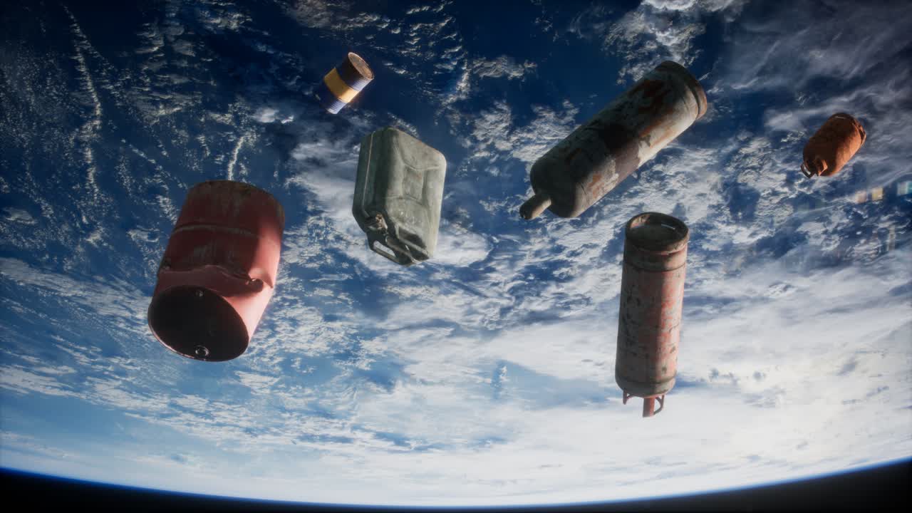 pollution of the atmosphere of the planet Earth and space