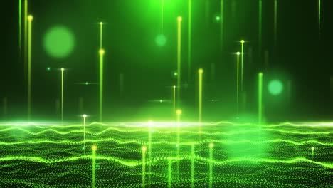 abstract green technology background