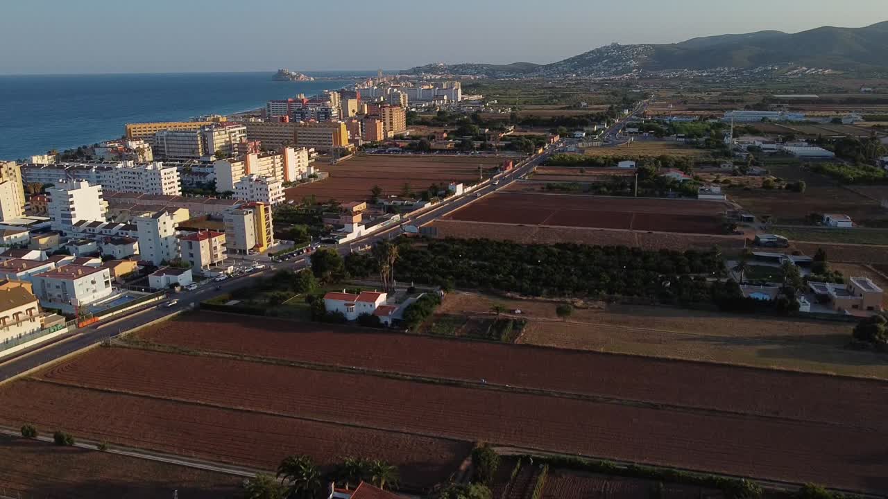 imagen aerea de un drone