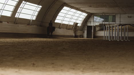 niña montando un caballo