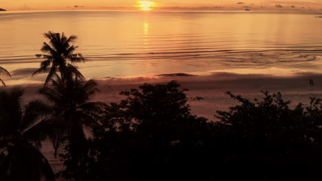 sunset beach paradise